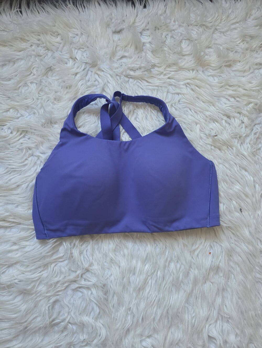 lululemon athletica Purple High-Neck Strappy Sports Bra
